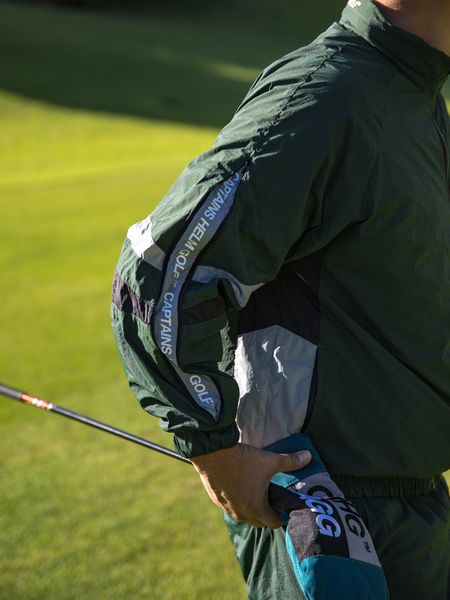Captains Helm Golf / NAGG HOOD IN NYLON JACKET -Green-