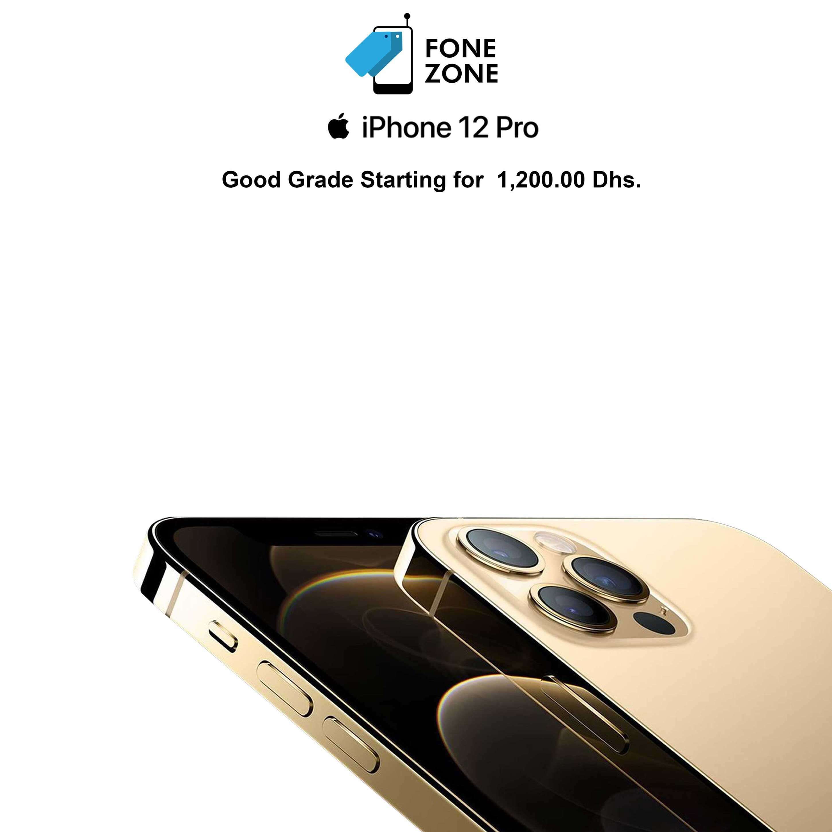 Apple iPhone 12 Pro 128GB Gold Good (Part Change Message) | 12-4-6