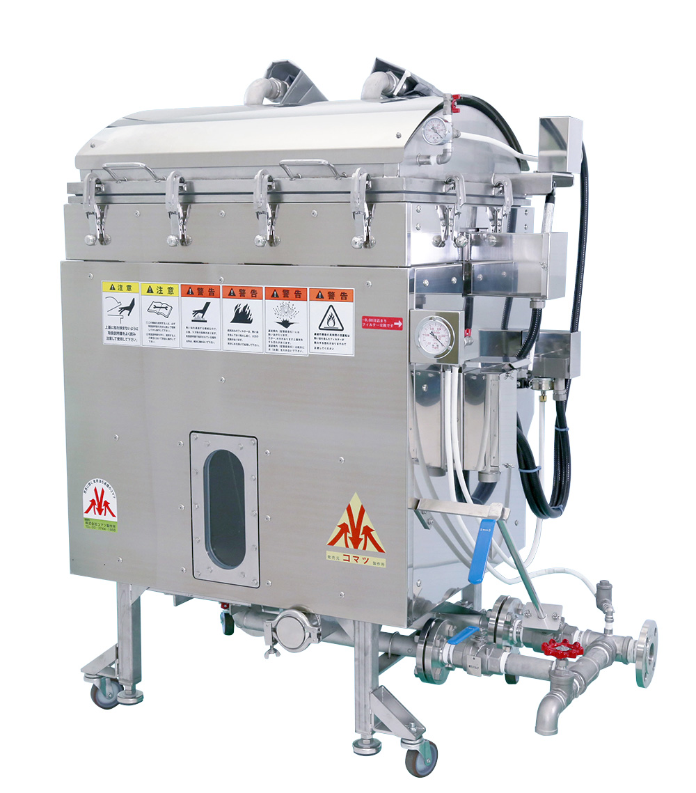 株式会社コマツ製作所 油のろ過機 ろ過、分級、濃縮装置 | 製品