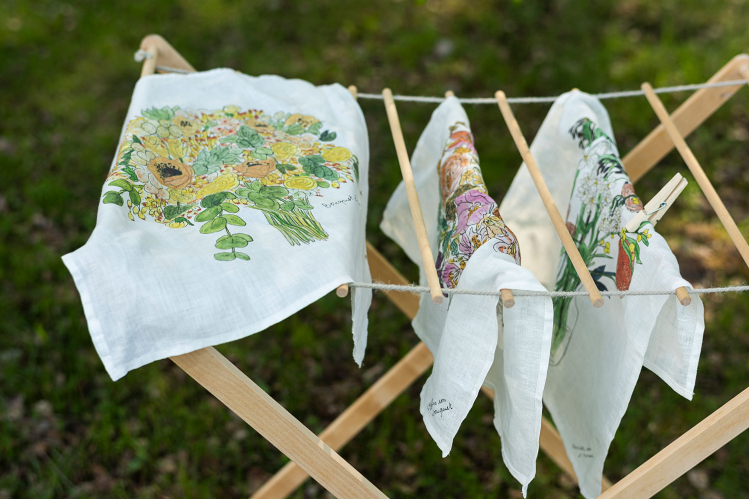 ハンカチ ヤドリギ イザベルボワノ | fog linen work