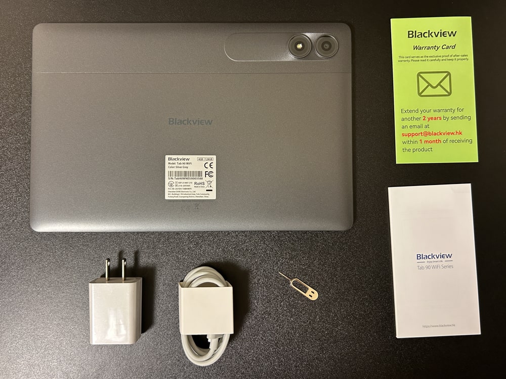 激安1.2万円！Blackview Tab90WIFI Android14タブレット 11インチの