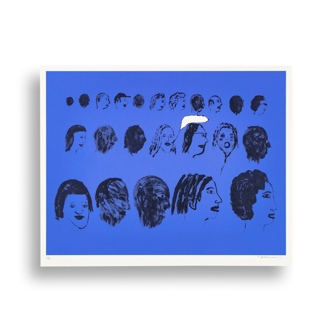 Chris Johanson, Untitled, 2020 Limited Edition Print – Fort Makers