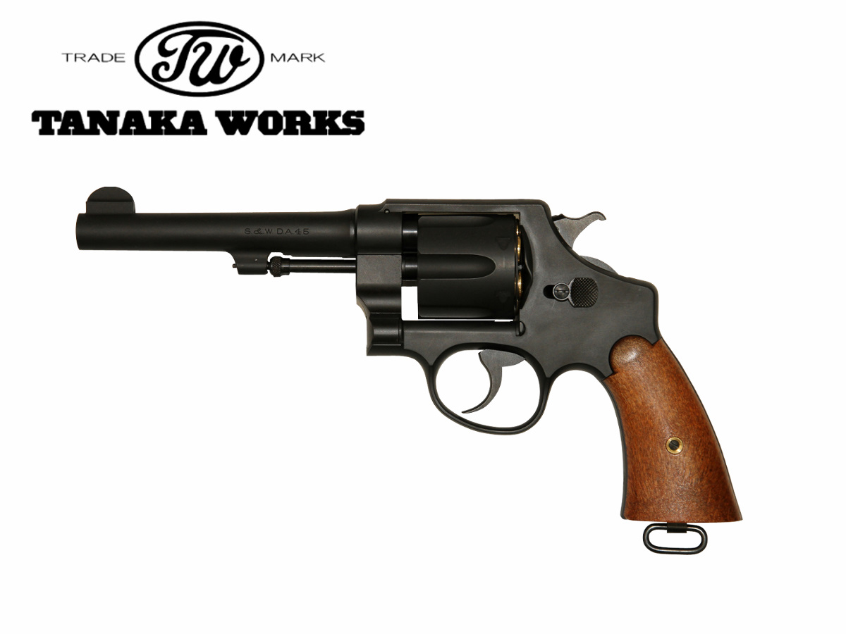 タナカワークス: モデルガン S&W M1917 cal.45 US ミリタリー 5.5in HW