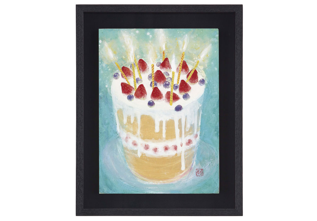 島田直季『祝福の絵』日本画特選 全作品現品限り