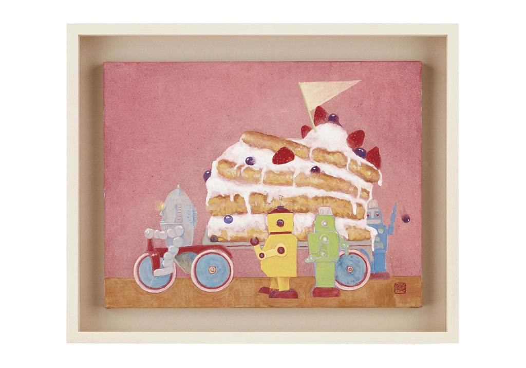 島田直季『祝福の絵』日本画特選 全作品現品限り