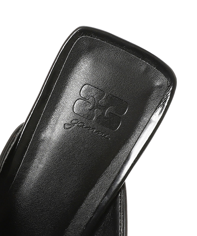 Sue Heeled Mule Box Oleatex｜ガニー(GANNI)｜Forget-me-nots Online