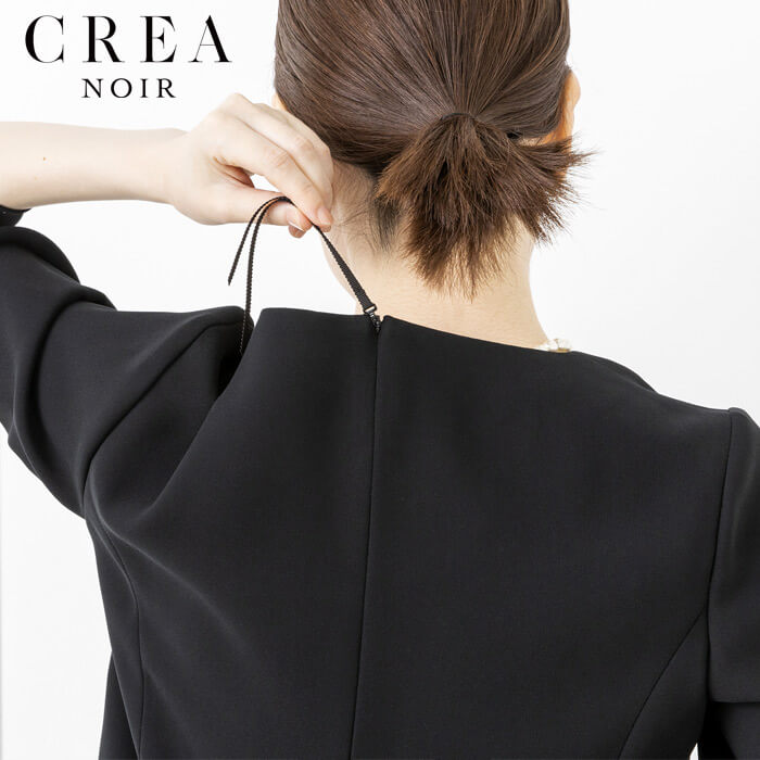 洗える｜ブラウス付きパンツスーツ 13号・ブラック｜東京ソワール