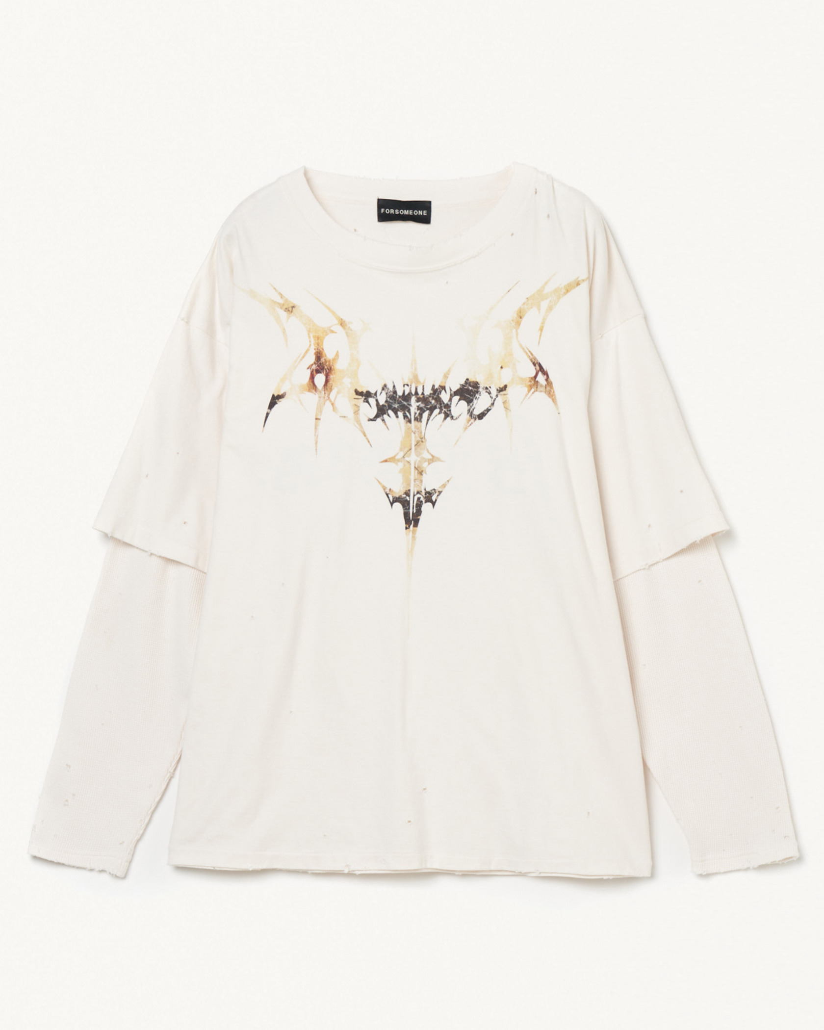 GOTHIC LAYERED LS TEE | FORSOMEONE(フォーサムワン)公式ONLINE STORE