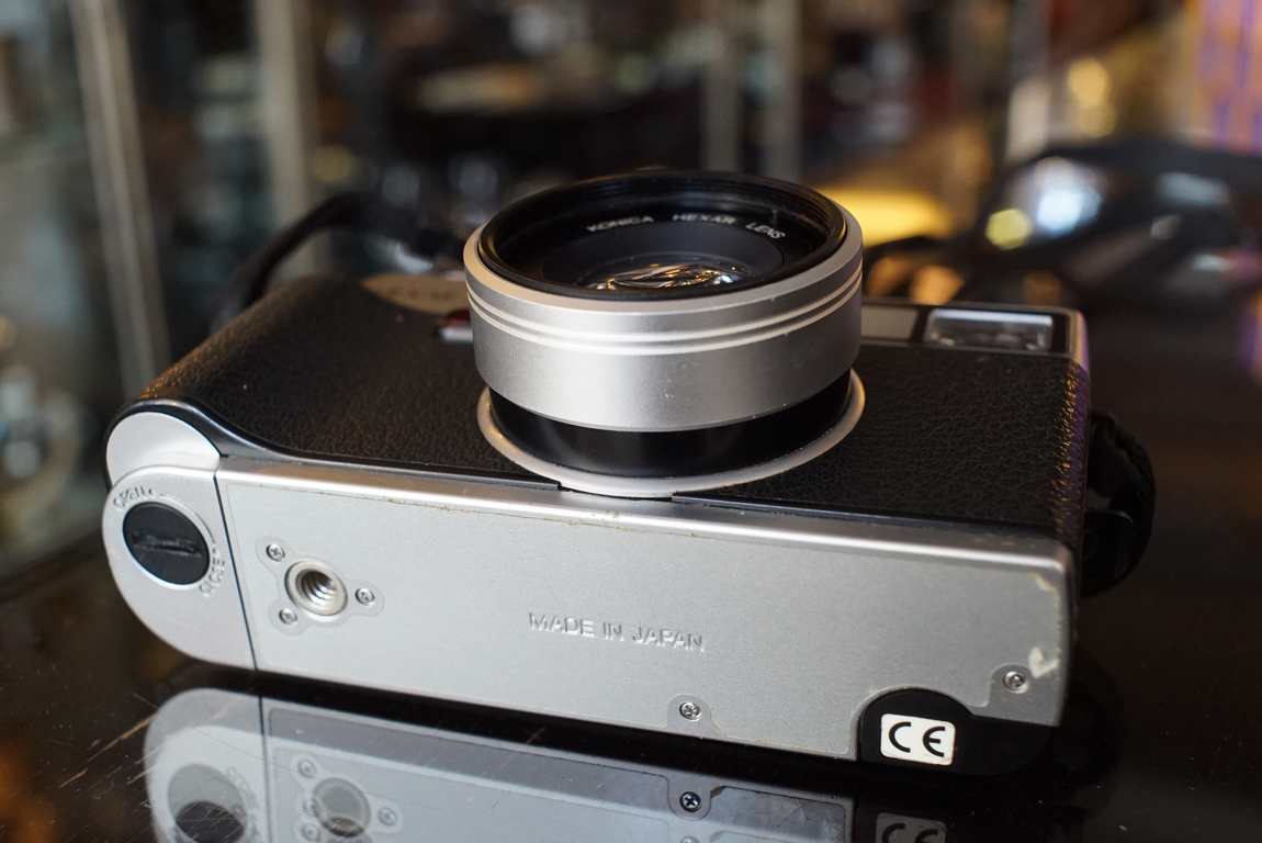 Konica Hexar AF silver + HX-14 flash, boxed - Fotohandel