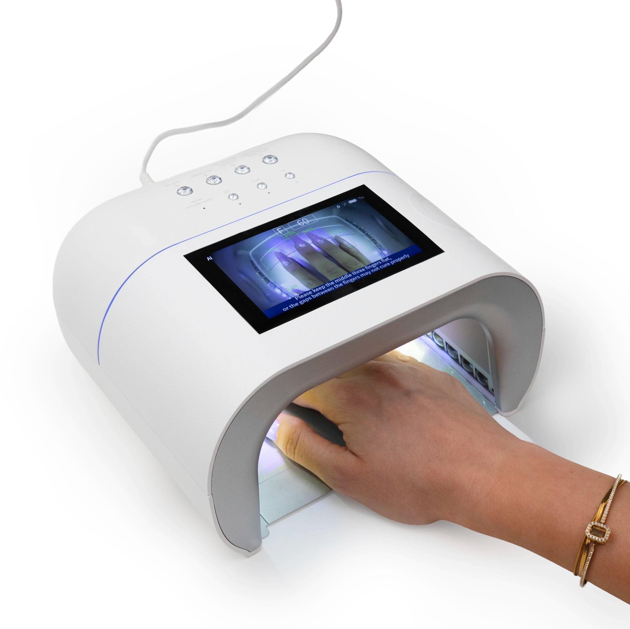 O NAIL AI UV Nail Lamp for Professionals | Smart Curing, Skin-Safe