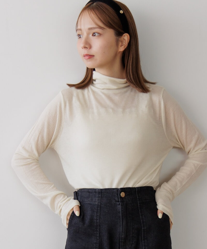 10%OFF】feminine sheer turtle2～ﾌｪﾐﾆﾝｼｱｰﾀｰﾄﾙ2 | flower／フラワー