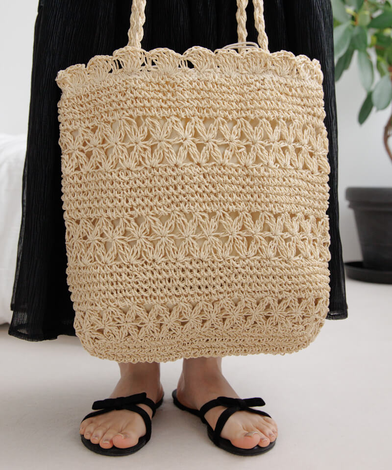 10%OFF】soft crochet tote ～ｿﾌﾄｸﾛｼｪﾄｰﾄ | flower／フラワー公式通販