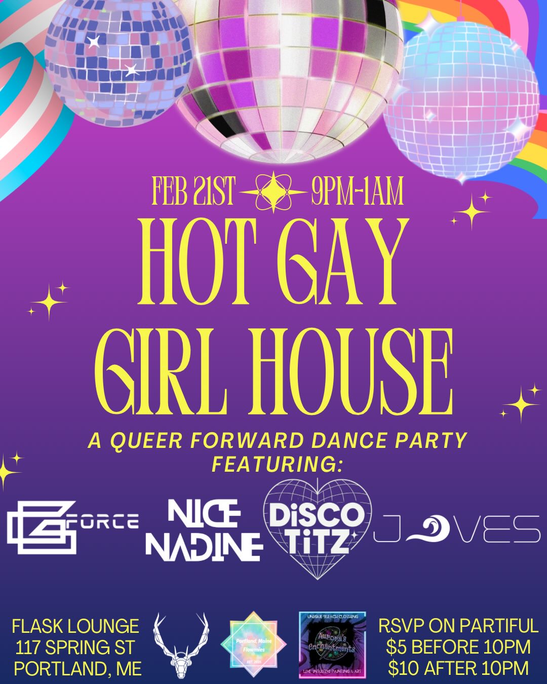 🏳️‍🌈 LOVE – House & Techno - Portland Maine Dance Club
