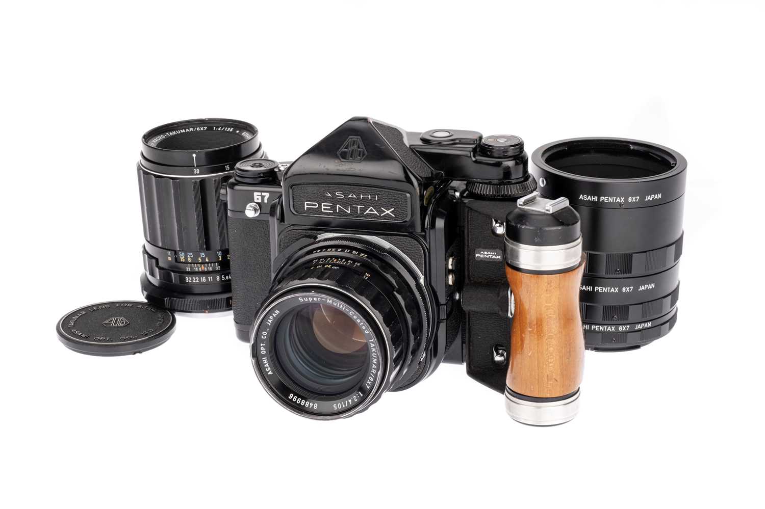Lot 242 - An Asahi Pentax 67 Medium Format SLR Camera,