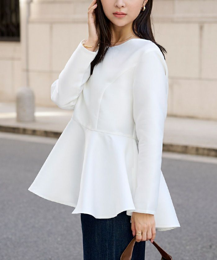 2wayペプラムブラウス | ur's（ユアーズ）