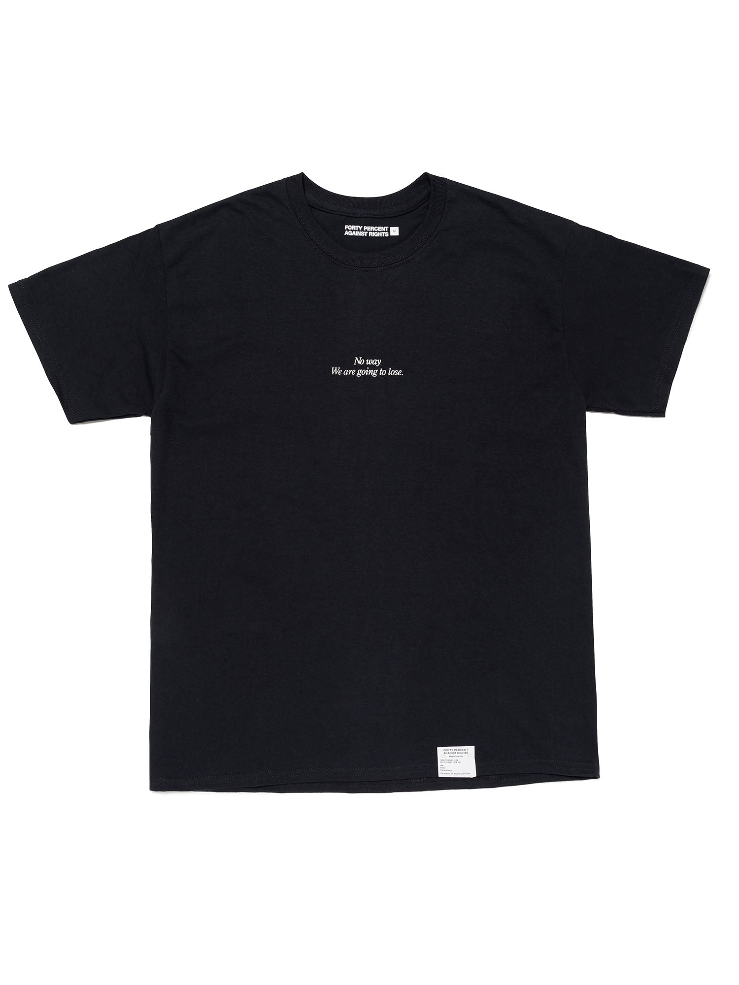 FORTY PERCENT AGAINST RIGHTS