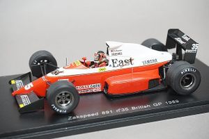 Spark スパーク 1/43 ザクスピード 891 英国GP 鈴木亜久里 1989 #35