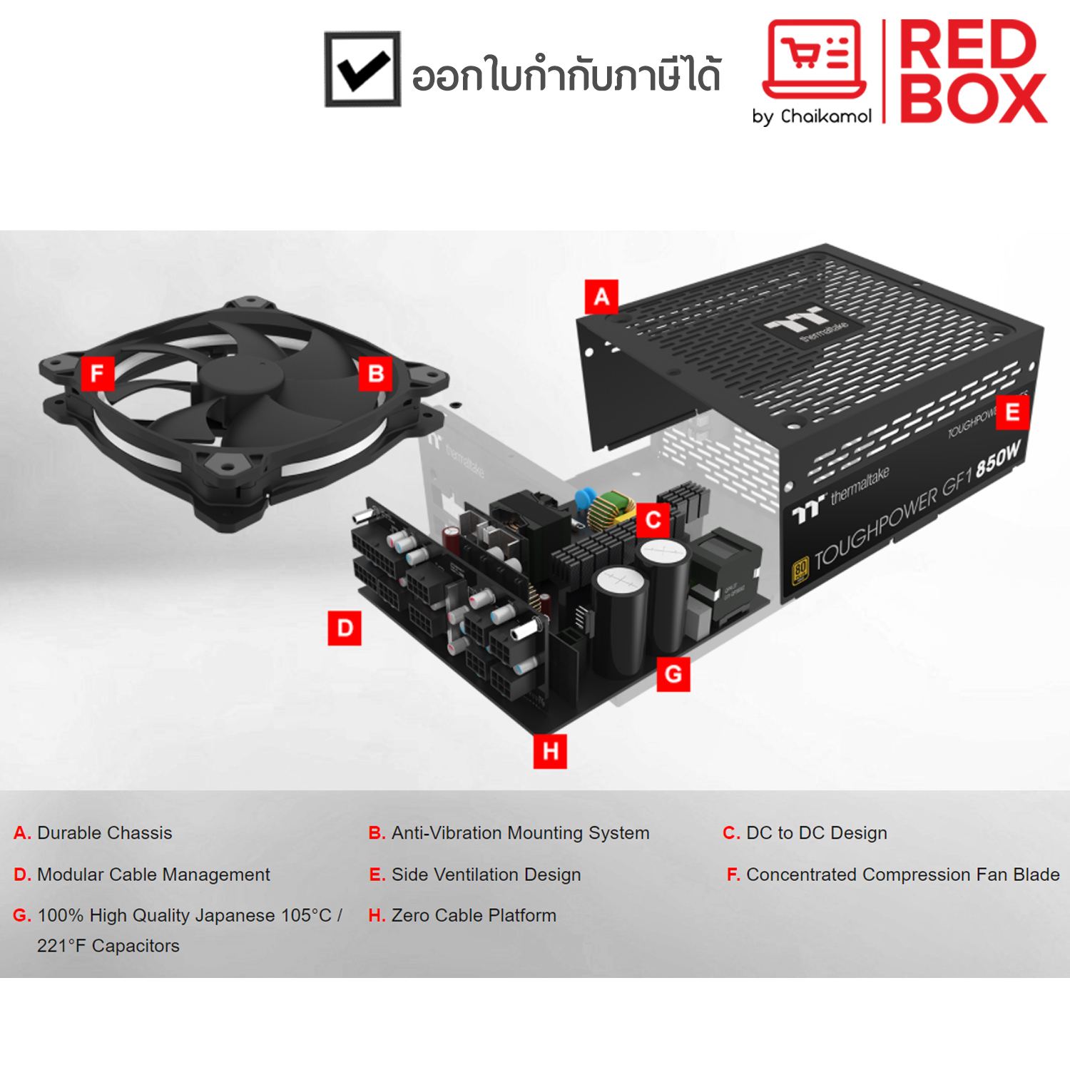 Thermaltake RGB 1050W Platinum 電源ユニットThermaltake 1050W 電源