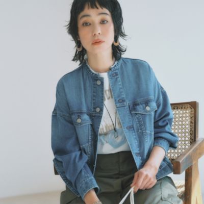 レディースのノーカラー 30代40代50代大人の通販｜HAPPY PLUS STORE