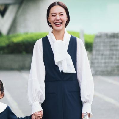 IENA(イエナ)の【洗える】＆NAVY 2wayボウタイブラウス通販