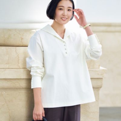 12closet】ブラウン！リネンフリルブラウスを購入しました | LEE
