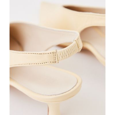 Whim Gazette Hoaw. バックスリングパンプス 37 Hoaw.】バックスリング