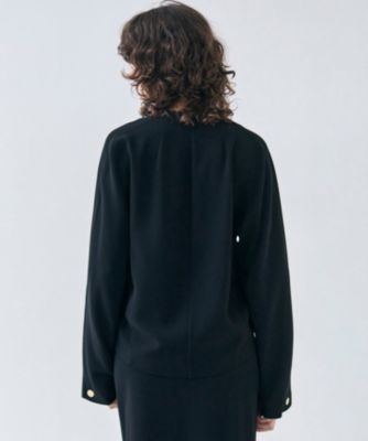 BEIGE，(ベイジ)の【洗える】RUE / スリットネックフォルムブラウス