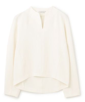 BEIGE，(ベイジ)の【洗える】RUE / スリットネックフォルムブラウス