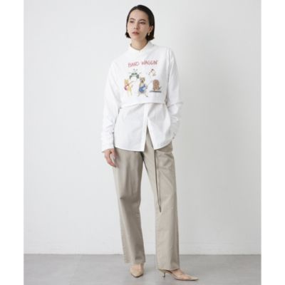 Whim Gazette(ウィム ガゼット)の【Jeanie Blue】PAINTED CHINOパンツ