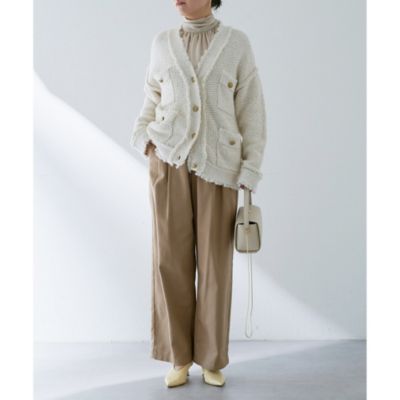 Whim Gazette(ウィム ガゼット)のTWEEDYニットジャケット通販 | 集英社