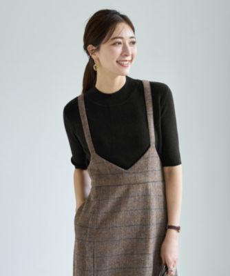 STYLE DELI(スタイルデリ)のソフトタッチ◇5分袖ハイネックトップス