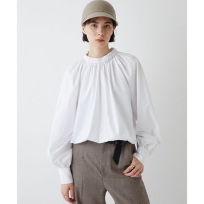 Whim Gazette(ウィム ガゼット)の《WEB限定》ギャザーブラウス通販