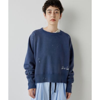 Whim Gazette(ウィム ガゼット)のヴィンテージ加工裏毛プルオーバー