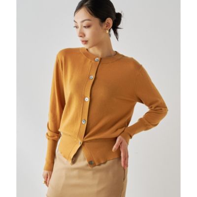 Whim Gazette(ウィム ガゼット)のウールハイゲージカーディガン通販