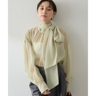 Whim Gazette(ウィム ガゼット)のオーガンザボウブラウス通販 | 集英社