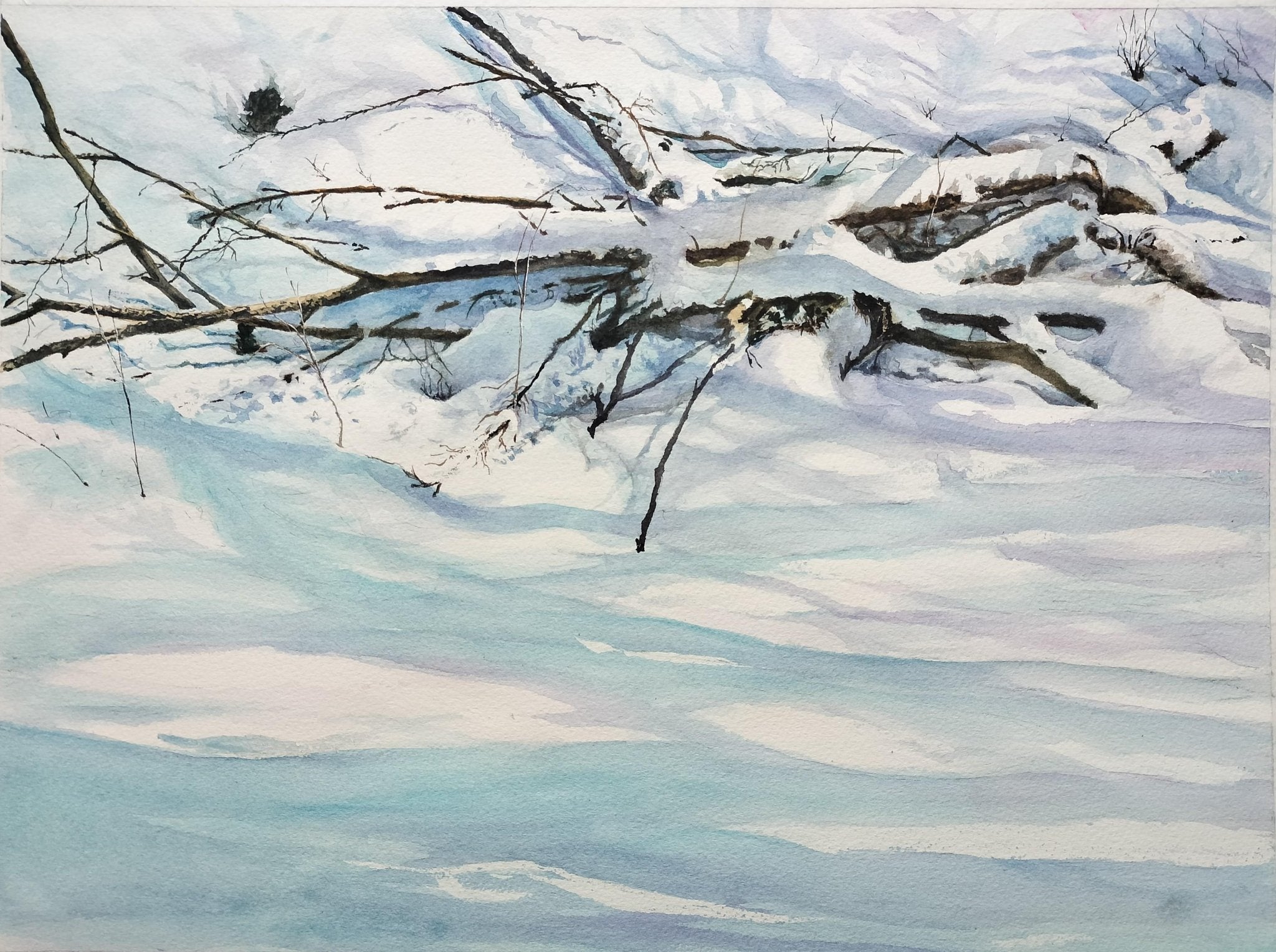 絵画の通販、購入ならFROM ARTIST/作品名：雪被りてオブジェと化す