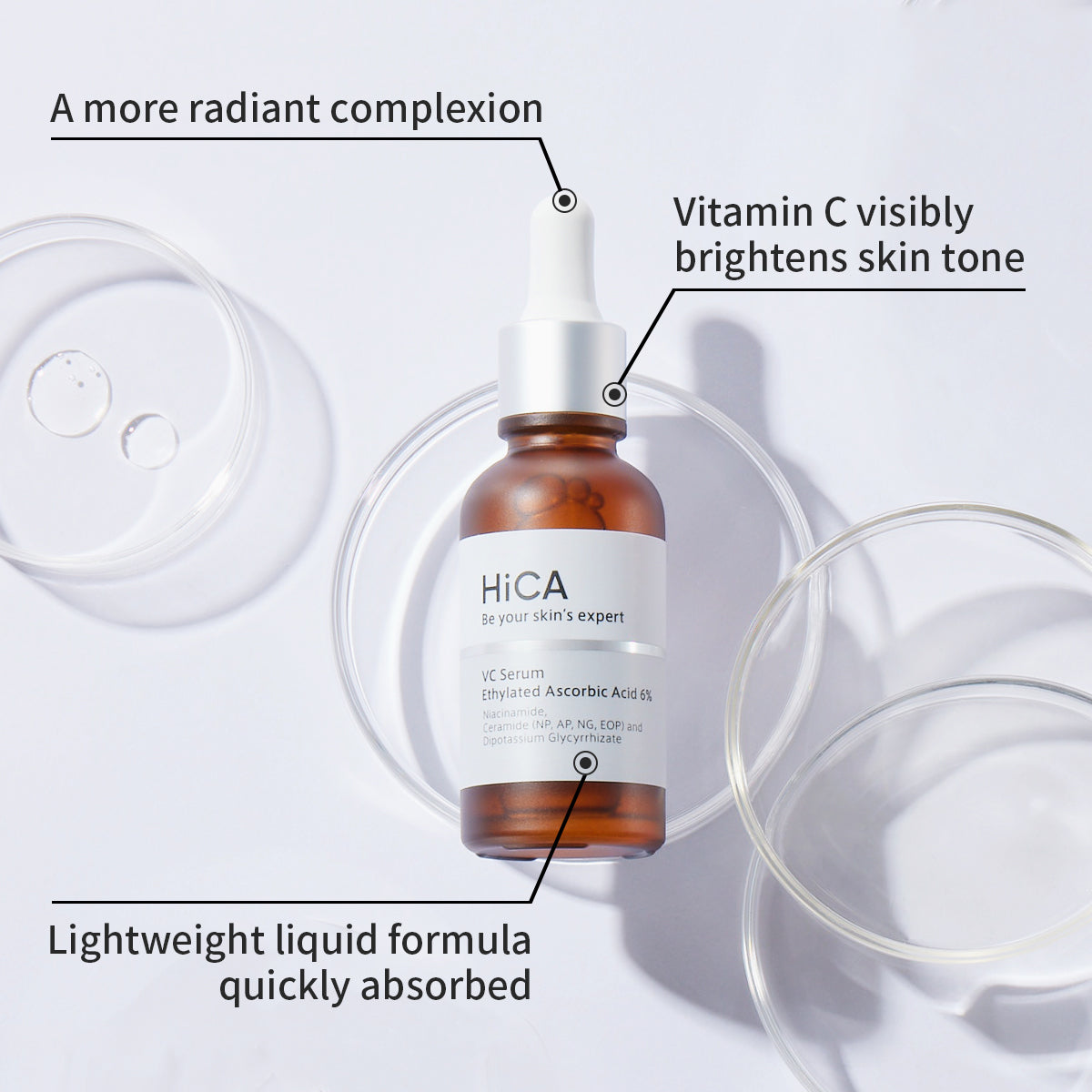 VC Serum Ethylated Ascorbic Acid 6% - HiCA – fractional CC