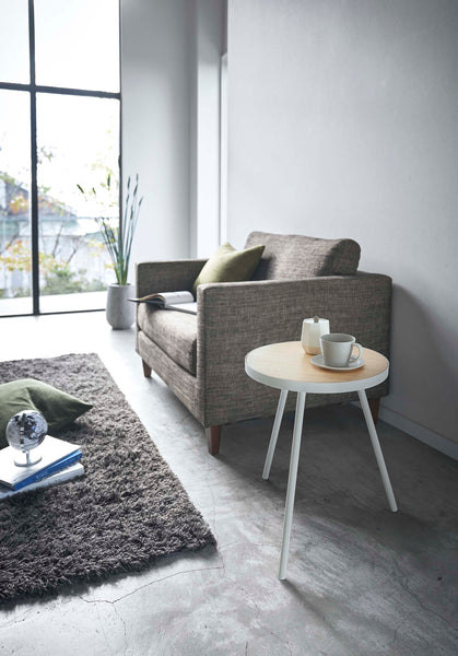 サイドテーブル タワー 丸型 ホワイト | Francfranc（フランフラン