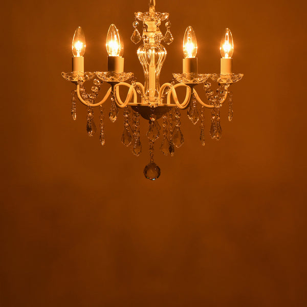 アントイン シャンデリア 6灯 ホワイト | Francfranc（フランフラン