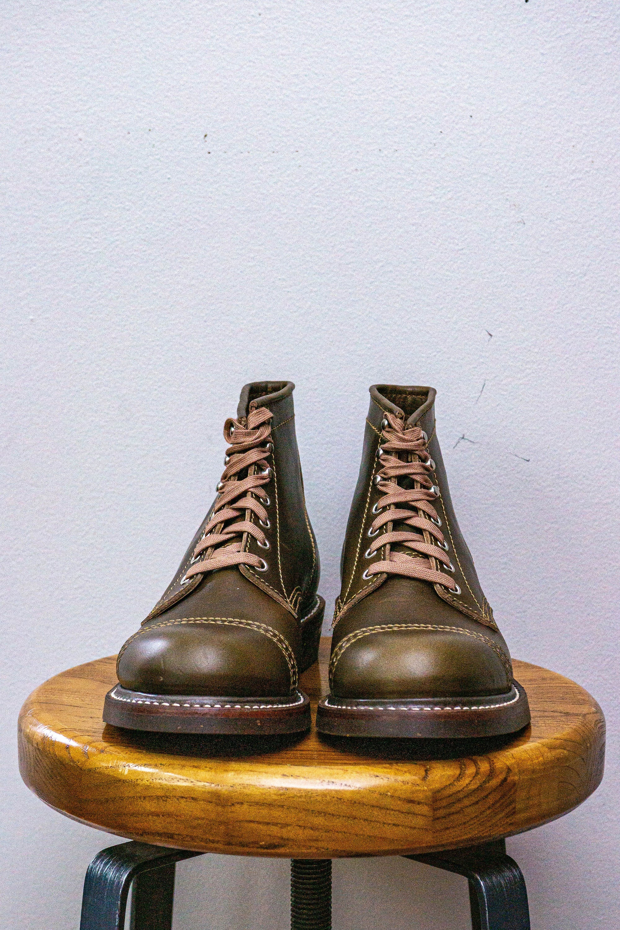 John Lofgren Combat Boot - Dark Olive Chromexcel - Franklin & Poe