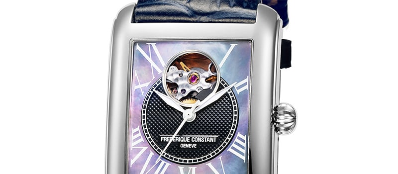 クラシック カレ オートマチック ハートビート 文字盤にブラック