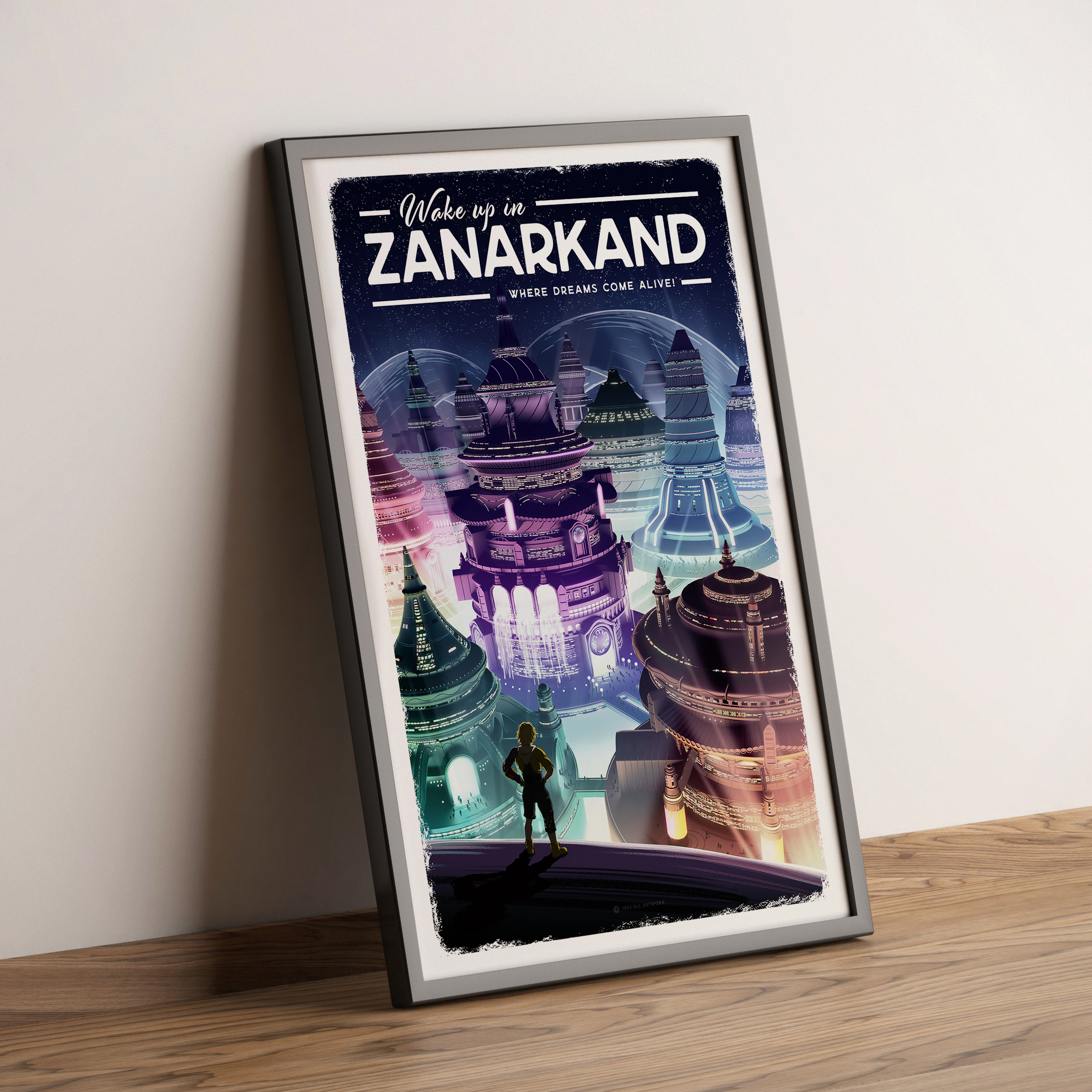 Zanarkand (Final Fantasy X) Travel Poster - Free DLC Artwork