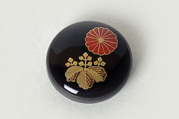 茶箱用小平棗（ちゃばこようこひらなつめ）・茶筅筒（ちゃせんつつ