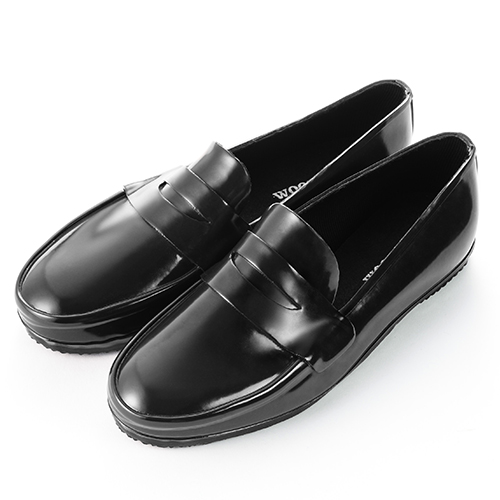 WOODVALLEY】メンズレインシューズ ローファータイプ | 藤巻百貨店