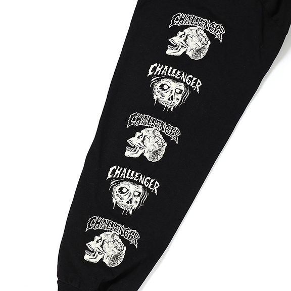 CHALLENGER [チャレンジャー] ZOMBIE SKULL L/S TEE ゾンビスカル