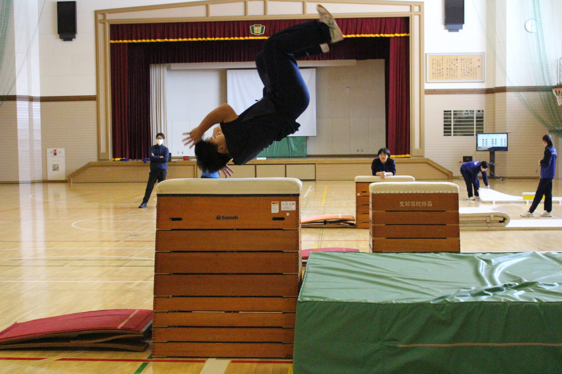器械運動 跳び箱】｜ブログ | 福島町立福島中学校