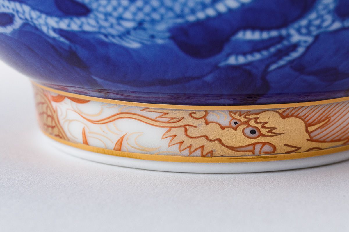 染付龍 谷型飯碗 | 有田焼 深川製磁｜公式オンラインストア