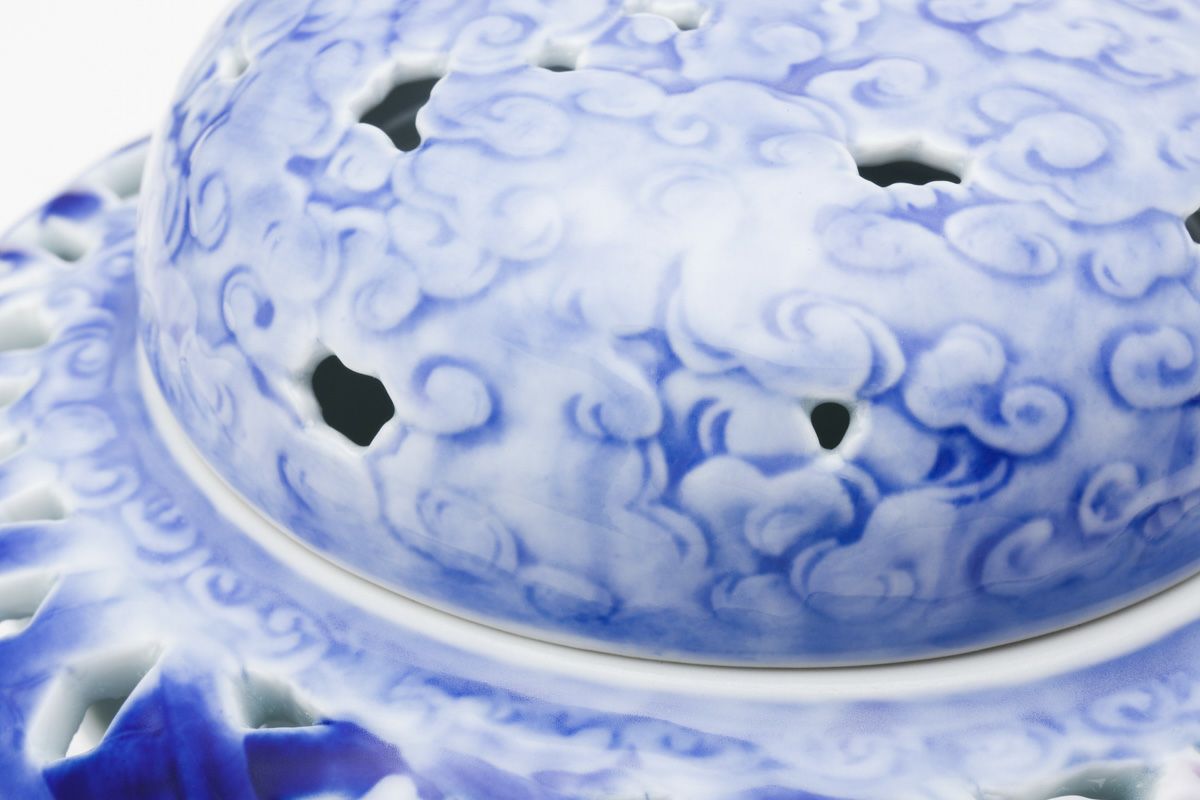 蘭彫刻 香炉 | 有田焼 深川製磁｜公式オンラインストア