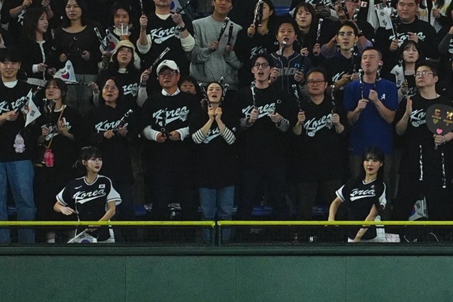 侍J戦の裏で…「韓国チアの顔面が良すぎ」 131万人フォロワー美女、可憐