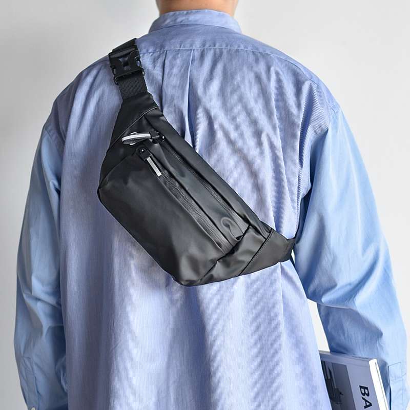 ボディバッグ 防水ファスナー付き多機能ボディバッグ クロス|ボディ